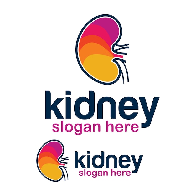 Kidney logo. urology logo