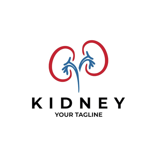 Kidney logo vector design template