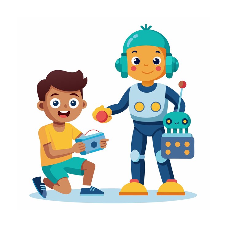 Vector kids activity concept illustration