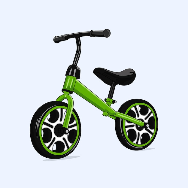 kids bicycle Vector And Illustration