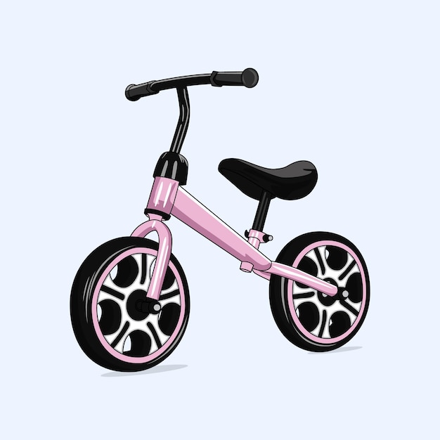 kids bicycle Vector And Illustration