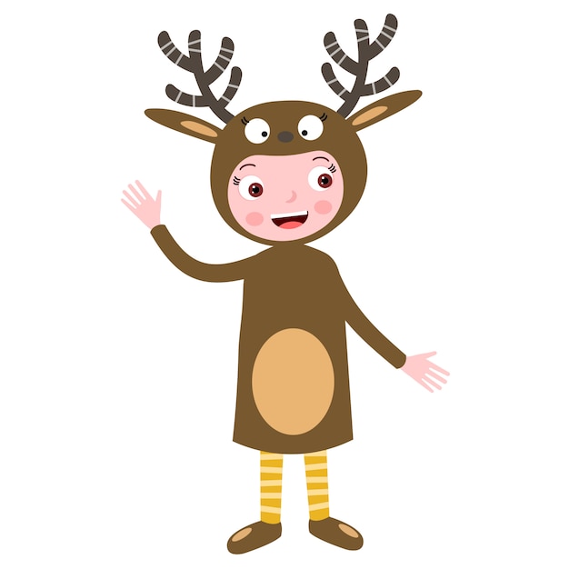 Kids deer costume