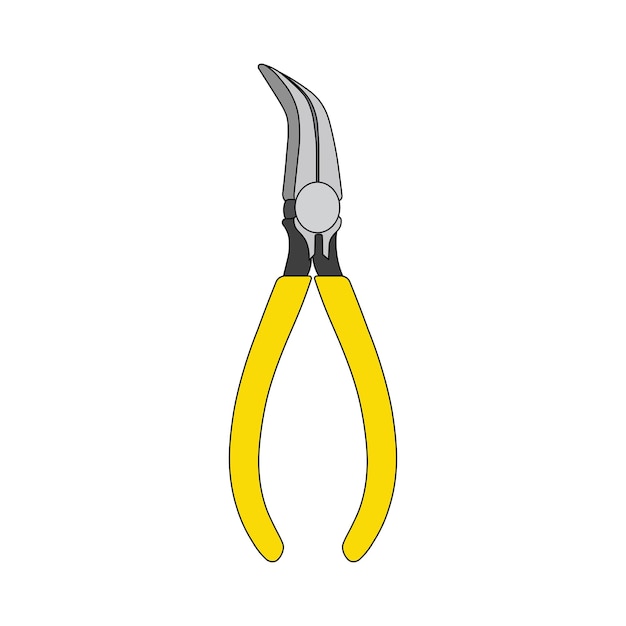 Premium Vector  Needle nose pliers icon vector image can be used