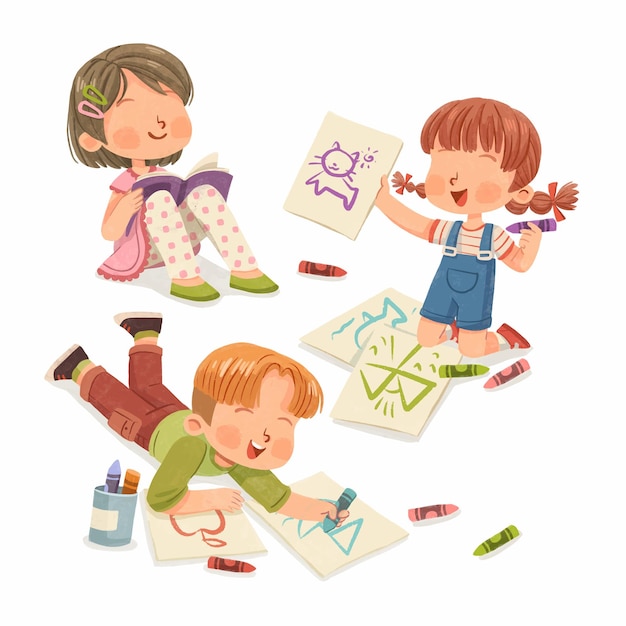 kids drawing