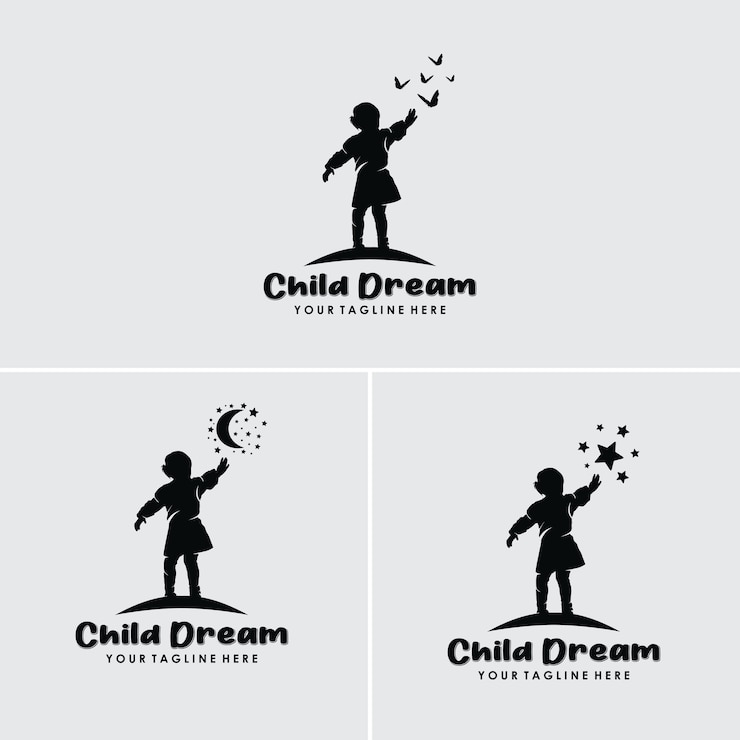 Kids dream to reach a star and moon