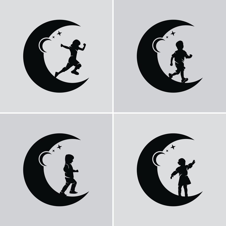 Kids dream to reach a star and moon