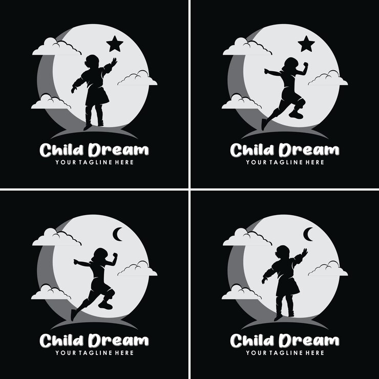 Kids dream to reach a star and moon