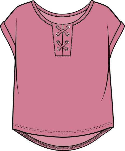 Vector kids fashion wear tee shirts vector