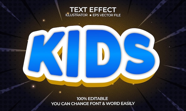 KIDS KANAAL TEKST EFFECT