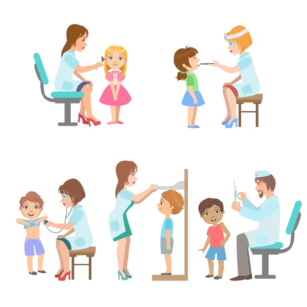 Kids On Medical Examination