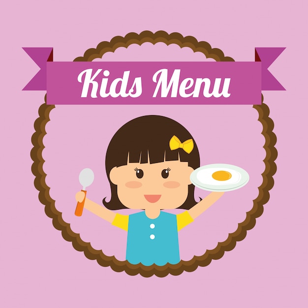 Kids Menu design 