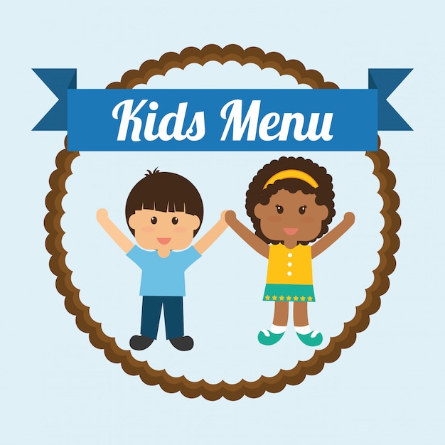 Kids Menu design 