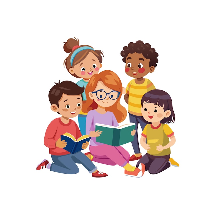 Vector kids moments vector illustration concept