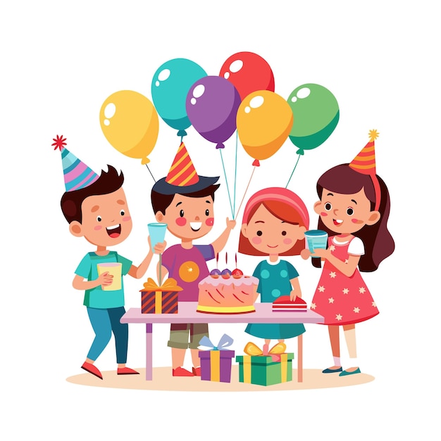 kids moments vector illustration concept