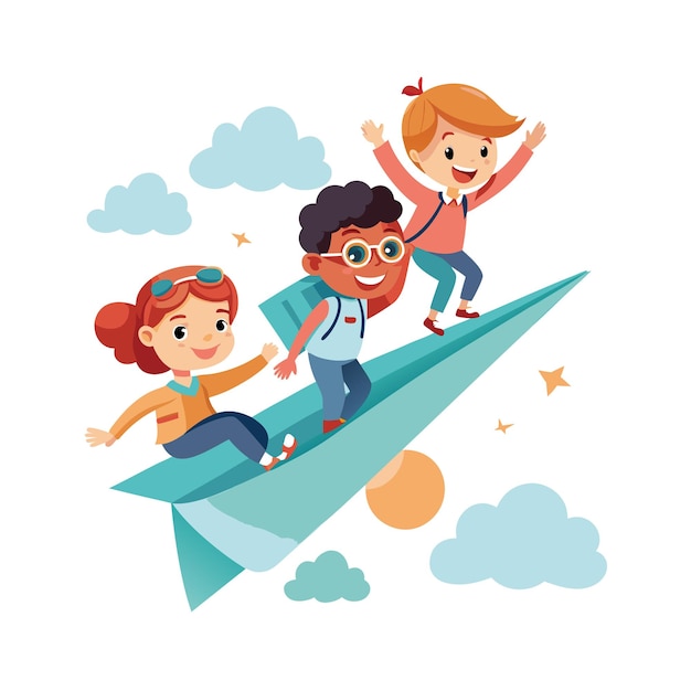 kids moments vector illustration concept