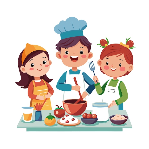 kids moments vector illustration concept