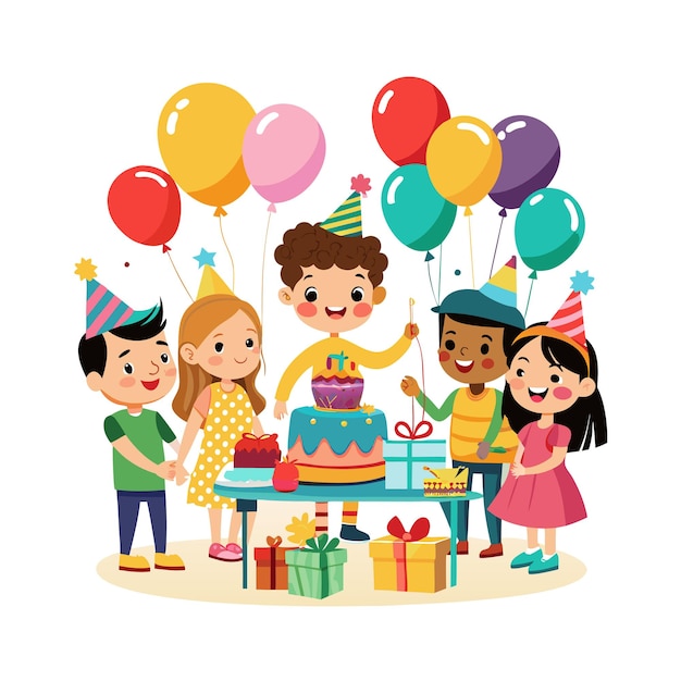 kids moments vector illustration concept