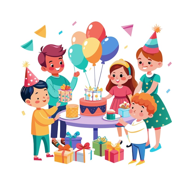 kids moments vector illustration concept