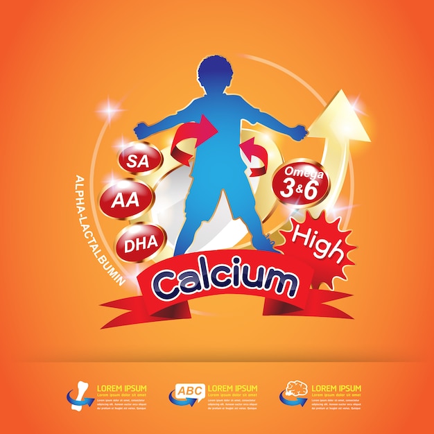 Kids omega calcium en vitamine