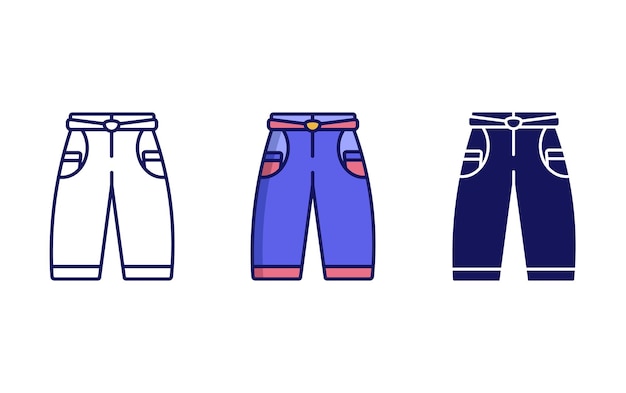 kids pant dress icon