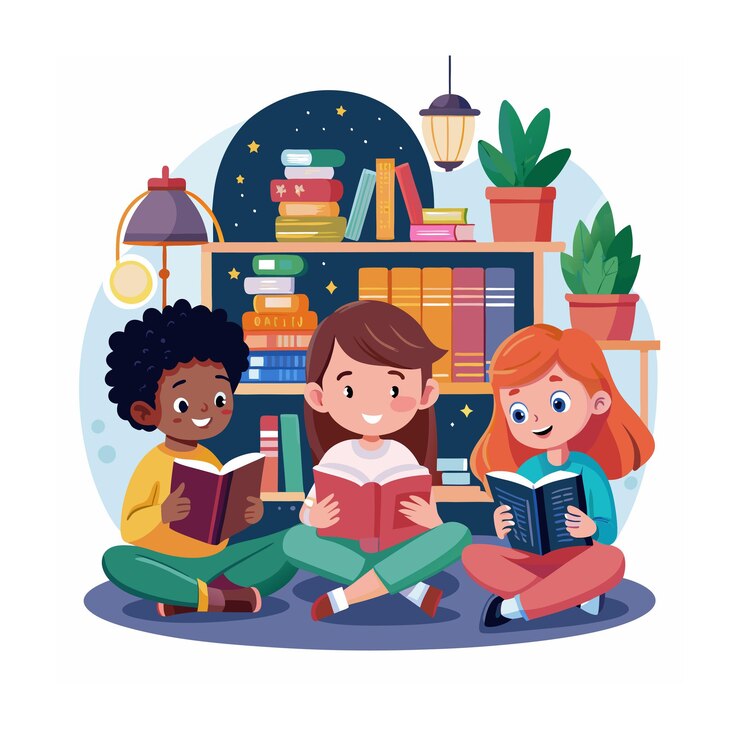 Vector kids playing and entertaining moments vector illustration