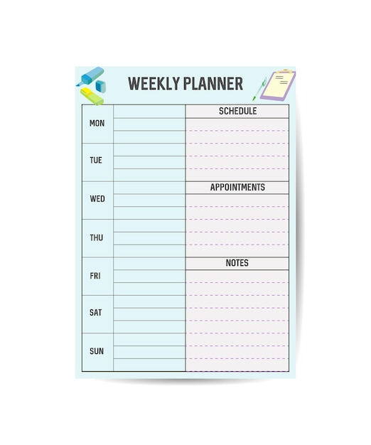 kids school planner template printable school timetable for student