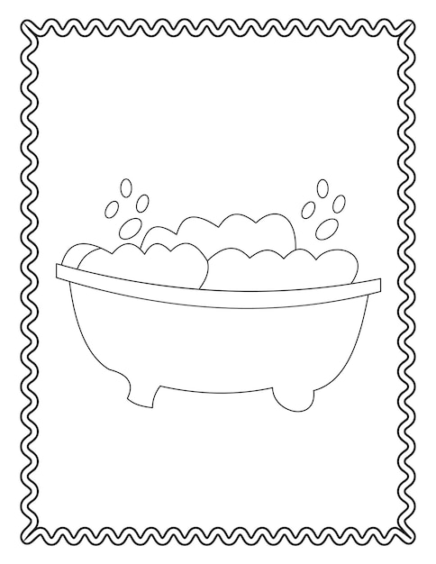 KIDS and Toddler hand drawing coloring pages