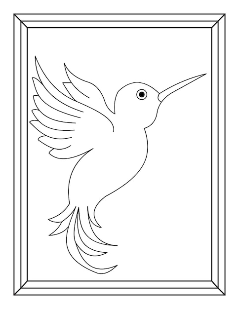Kids and toddlers coloring pages vector