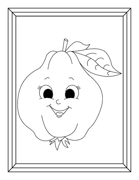 Kids and toddlers coloring pages vector