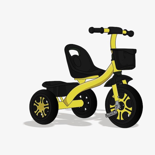 Kids tricycle_Vectors And Illustrations