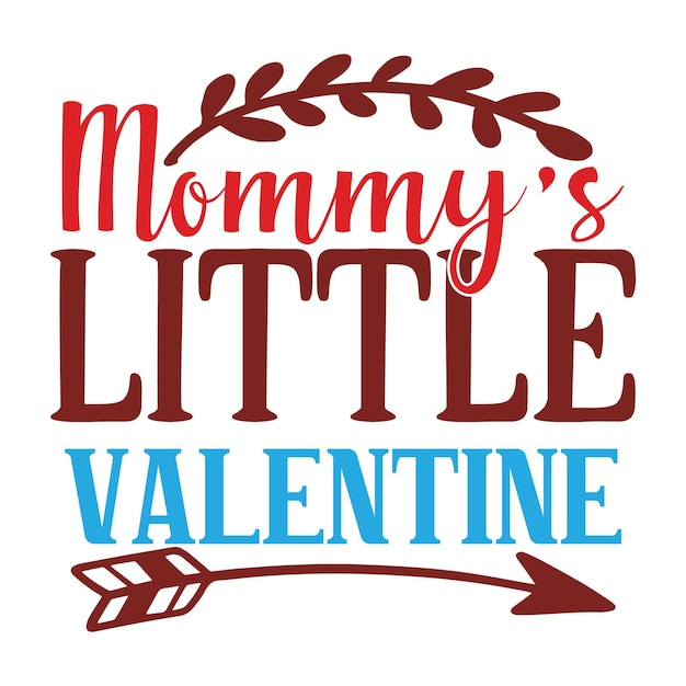 Vector kids valentine svg design