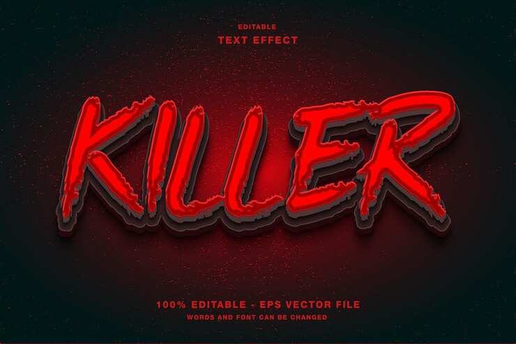 Killer Editable Text Effect