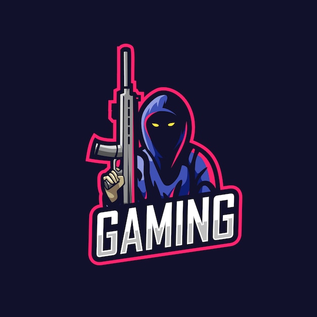 Killer man gaming logo