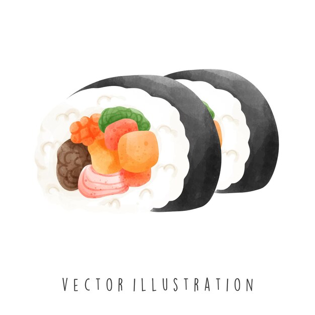 Vector kimbap