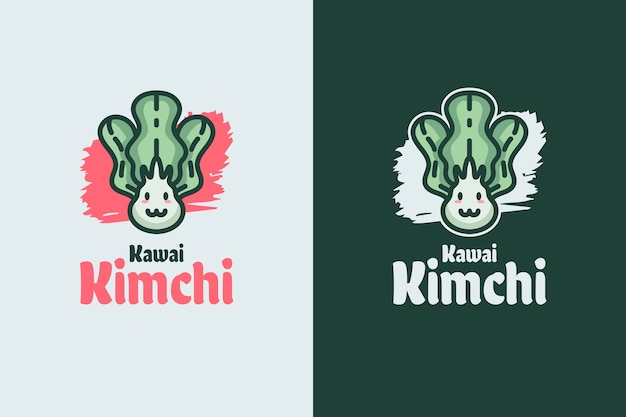 Vector kimchi-logo ontwerpsjabloon