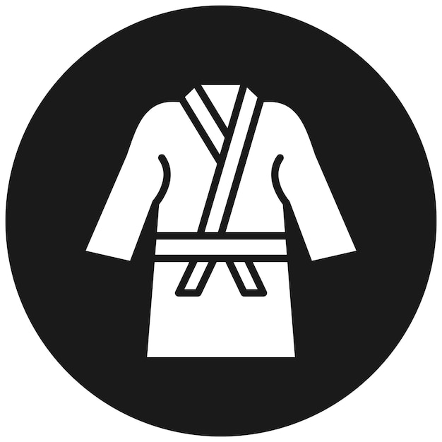 Kimono vector icon can be used for olympics iconset