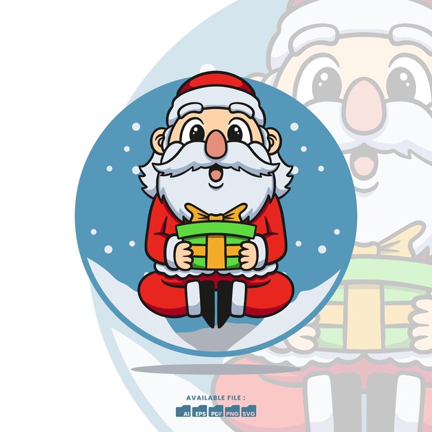 Kind Christmas Santa Clause Cartoon Collection