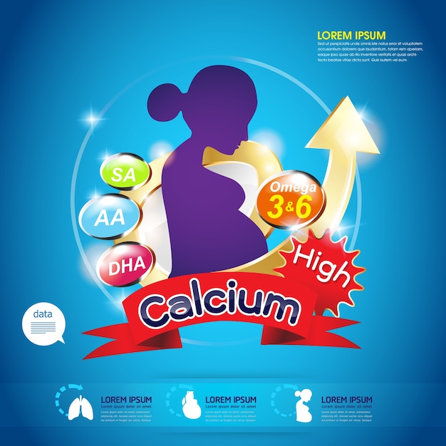 Kinderen calcium Vector Logo