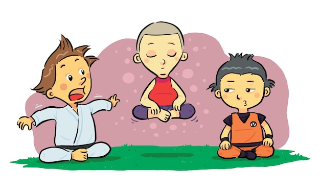 Kinderen meditatie