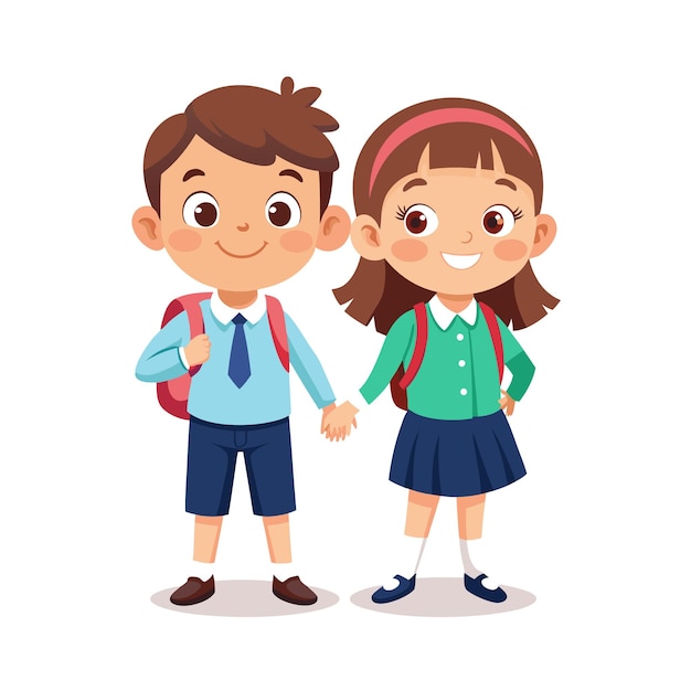 Kinderen momenten vector illustratie concept