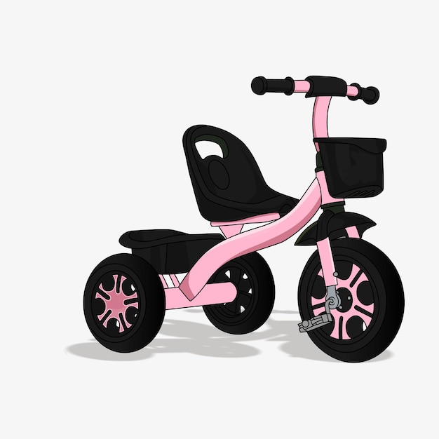 Kinderen tricycle_Vectors en illustraties