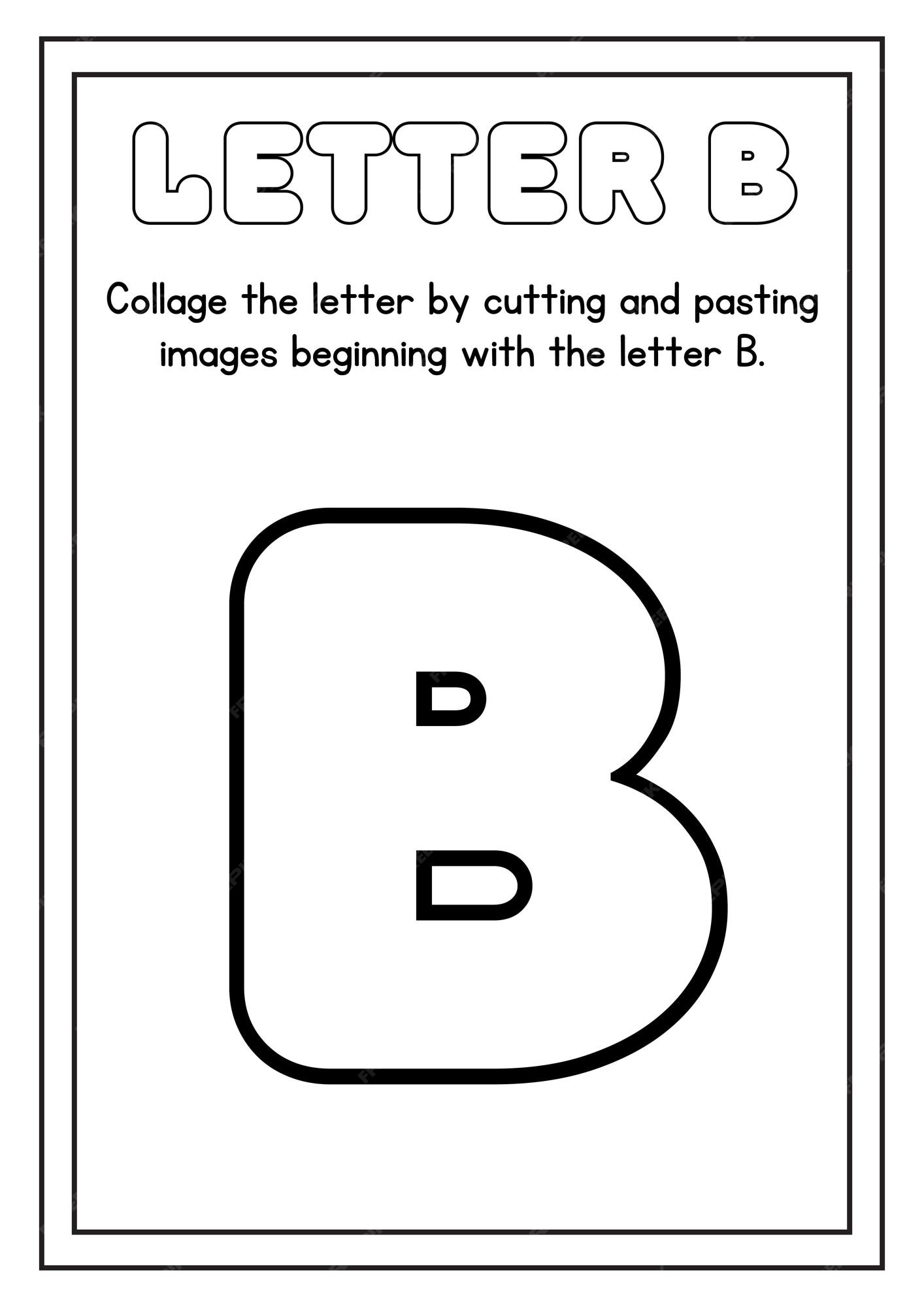 Beginning Letter B Worksheet