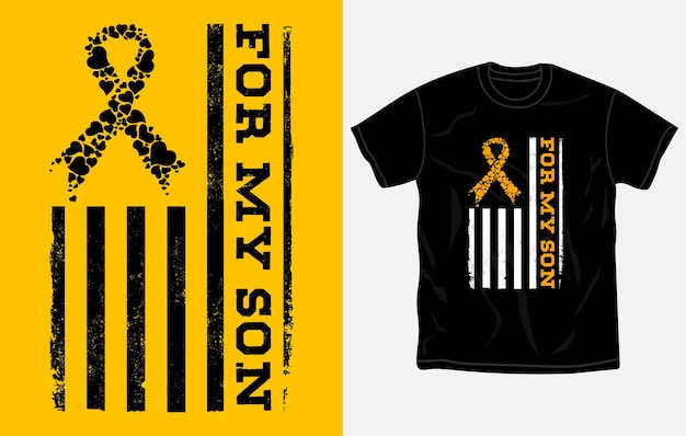 Kinderkanker bewustzijn tshirt ontwerp citaten september maand tshirt typografie tshirt