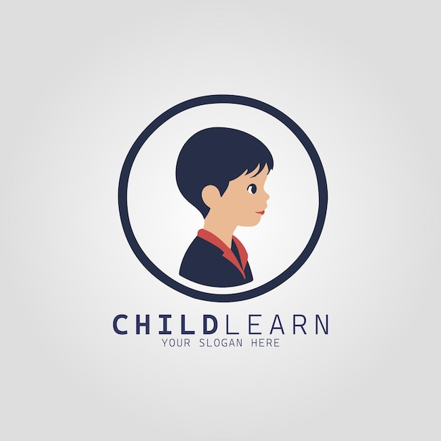 Kinderonderwijs Logo-concept voor bedrijf en branding