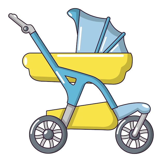 Kinderwagen ontwerper pictogram cartoon illustratie van kinderwagen ontwerper vector pictogram voor web