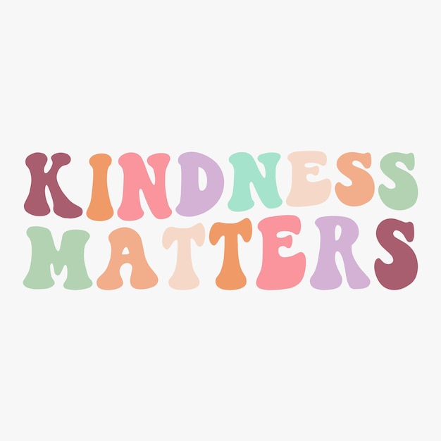 Kindness Matters retro t shirt