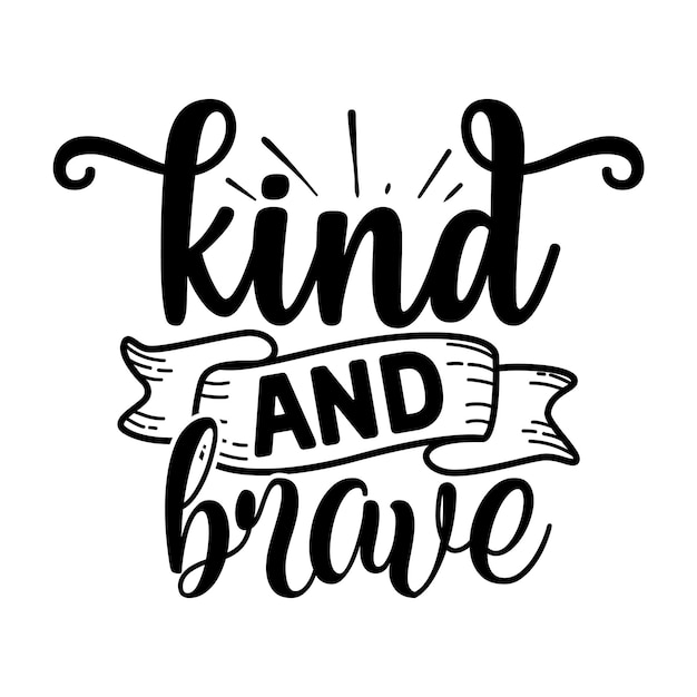 Vector kindness quotes svg design