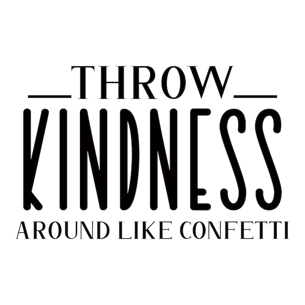 Vector kindness svg design