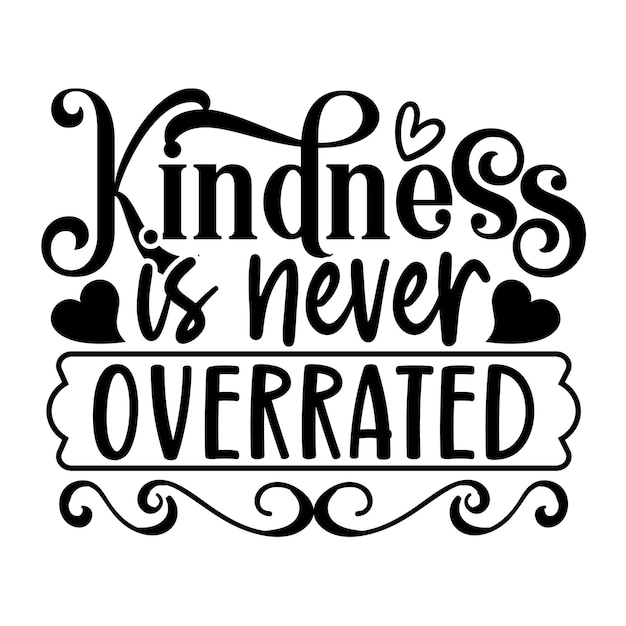 Vector kindness svg design