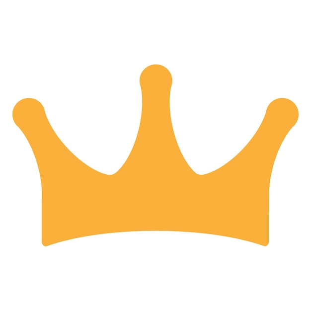 Vector king crown icon vector